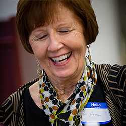 Participant enjoying a Conversation Event